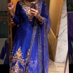 Navy blue anarkali
